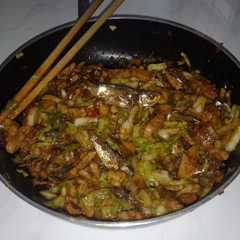 Tempe teri pedas manis A la kost'an রেসিপির প্রধান ছবি