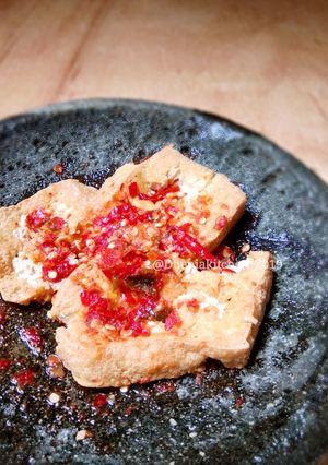 Foto resep Tahu penyet sambel bawang