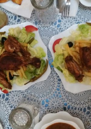 صورة لوصفة دجاج محمر