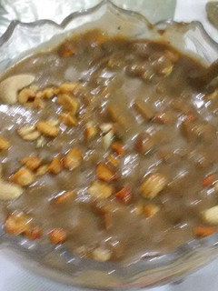 A picture of Plantain Pradhaman (payasam).