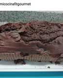Budín de chocolate, integral sin azúcar