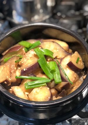 Hình của món Cà tím om miso-công thức lee lee cookpad.