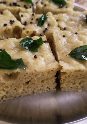 डाळ तांदळाचा ढोकळा (dal tandlacha dhokla recipe in marathi) रेसिपी चे मुख्य फोटो