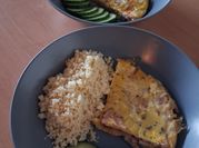 Une photo de omelette au lardon