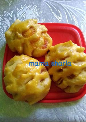 Foto resep roti ubi isi selai buah pir
