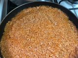 Sopa de arroz rojo