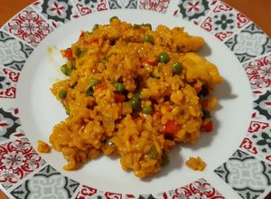 Una foto de Arroz de rape