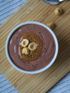 Una foto de Postre vegano de chocolate