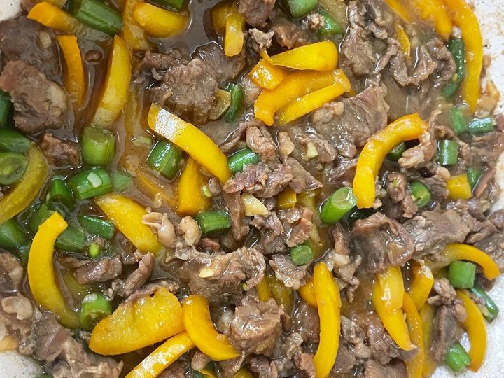 Cara Gampang Membikin Resep Beef Teriyaki Paprika #MasakTanpaMicin yang Lezat Anti Ribet, Uenak Banget