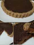 Torta toffi de chocolate y dulce leche