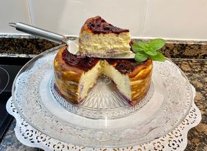 Foto principal de Tarta de queso con arándanos