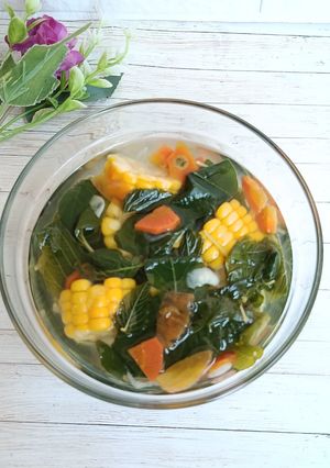 Foto resep Sayur Bening Bayam Jagung