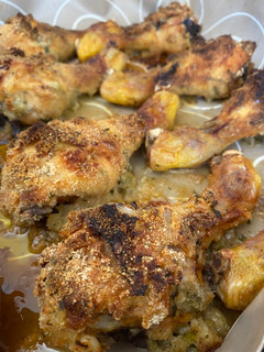 Foto de Pernas de Frango panadas no forno