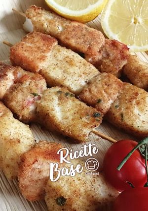 A picture of Fish Skewers.