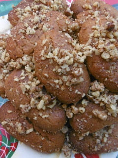 A picture of Greek Christmas Cookies (Melomakarona).