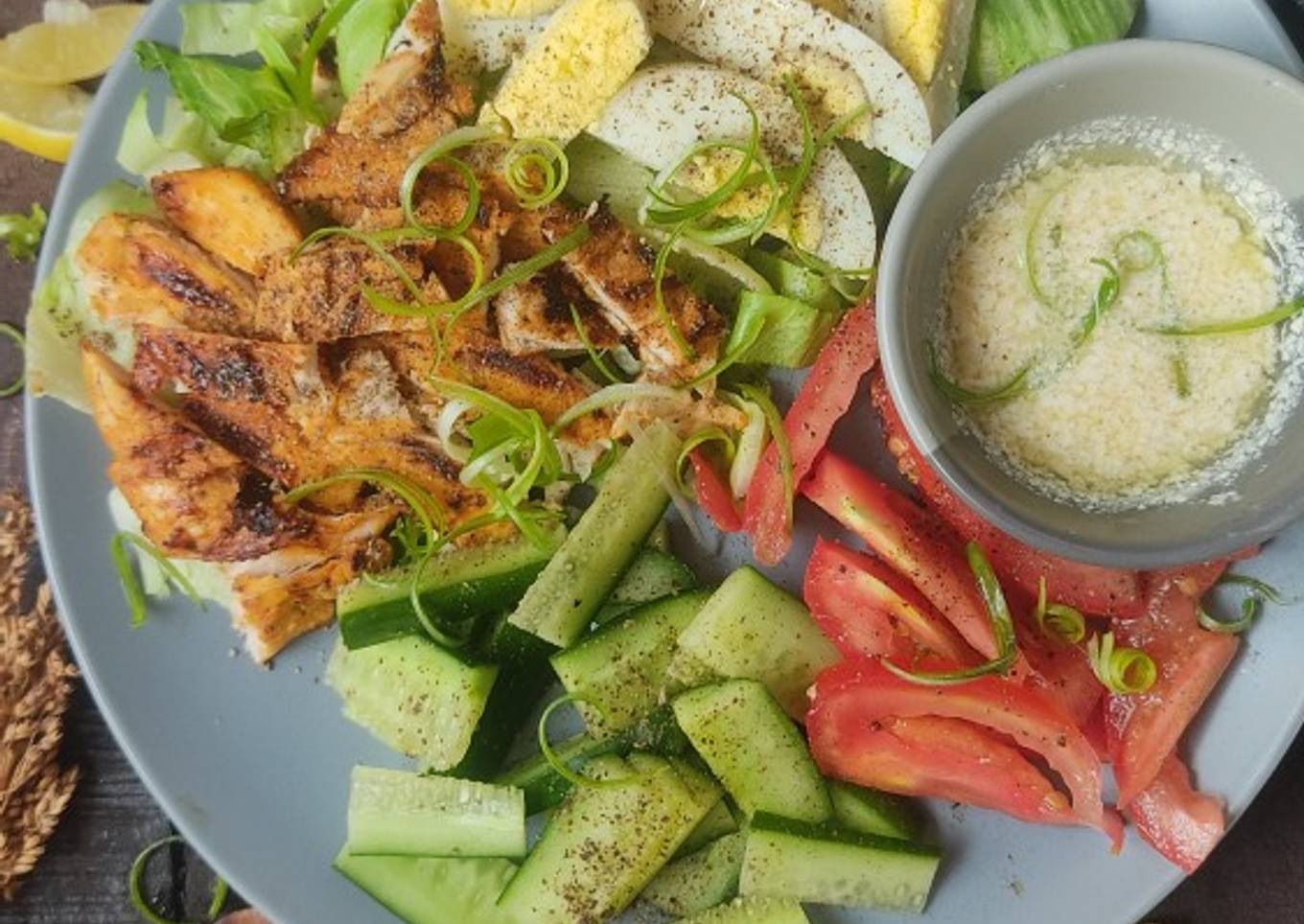 Baked chicken salad
