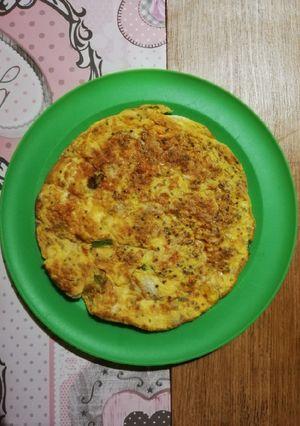 Chia magos omlett recept fotója