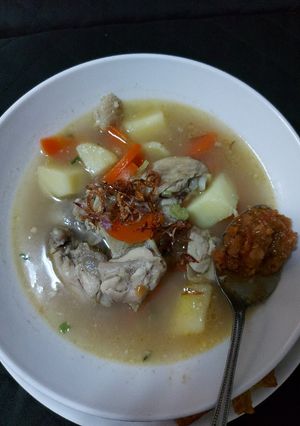 Foto resep Sup ayam sederhana