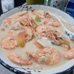 A picture of Shrimp in Tamarid and Coconut Cream.