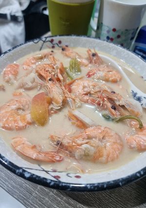 A picture of Shrimp in Tamarid and Coconut Cream.