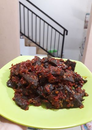 Foto resep Paru sapi balado