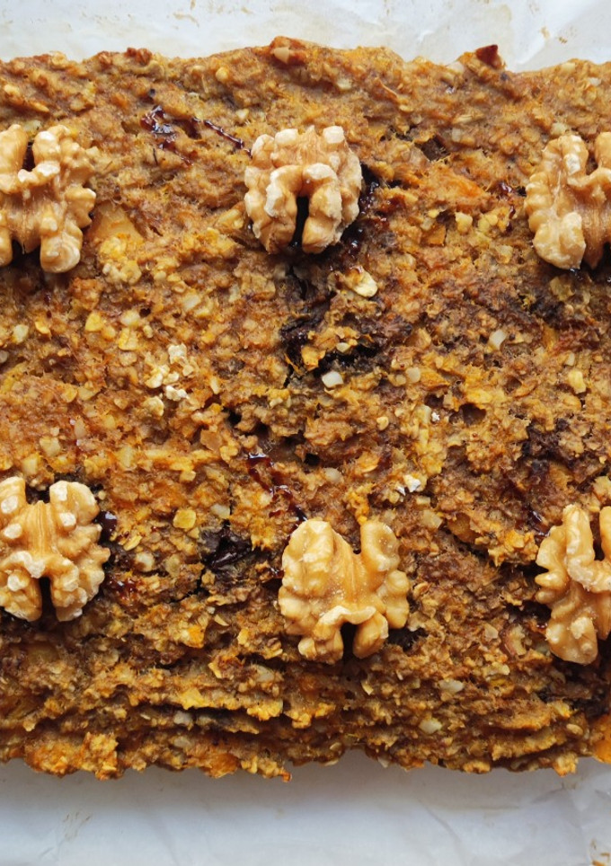 Una foto de Bizcocho de calabaza rico rico