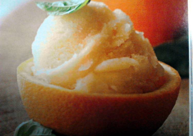Step-by-Step Guide to Make Favorite orange-basil sorbet