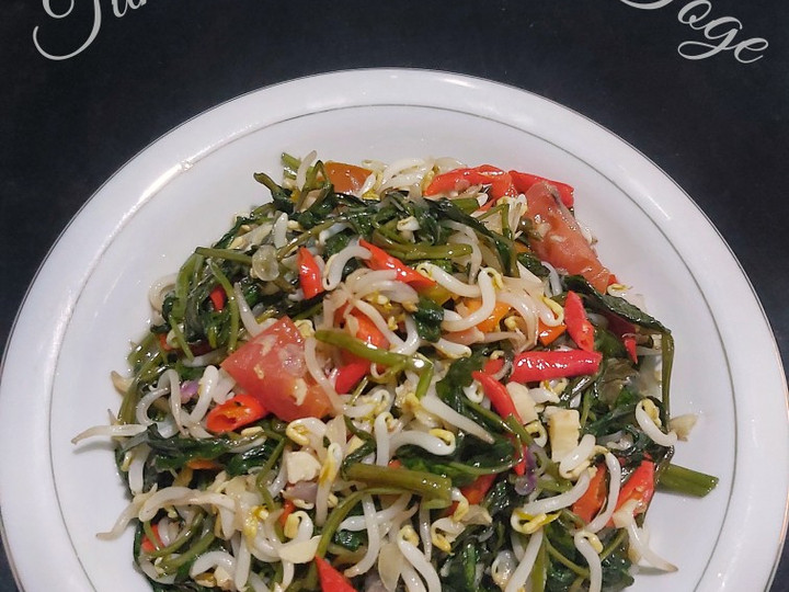 Resep Tumis Kangkung Toge, Bikin Ngiler