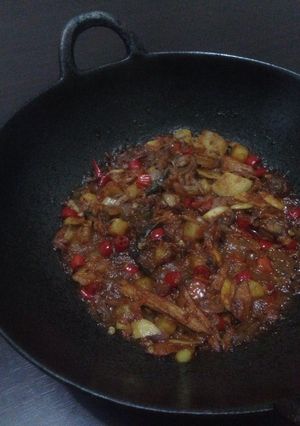 Foto resep Tuna sambel goreng instant (bumbu lain)