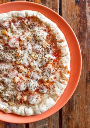 Foto resep Pizza tanpa eneg, takaran sendok, teflon/oven