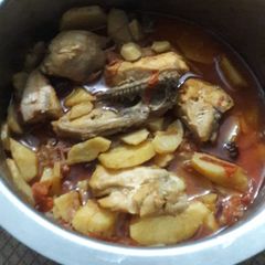 A picture of Chicken stew.