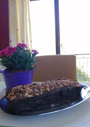 Φωτογραφία της συνταγής Super fitness chocolate almond cake🏋️‍♀️