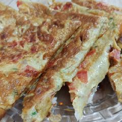 A picture of Masala Bread Omlette Street Food.