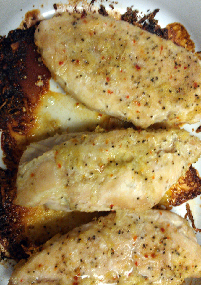 A picture of Parmesan Chicken.