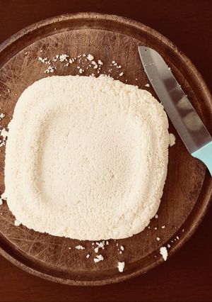 Una foto de Queso fresco casero