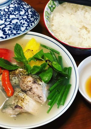 Hình của món Cá Bạc Má nấu canh chua.
