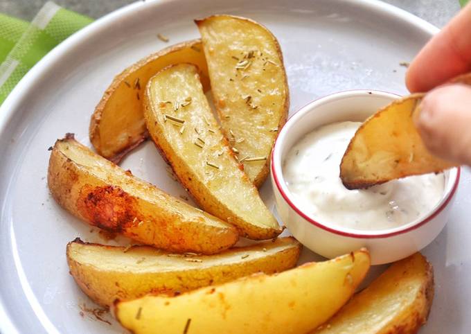 Yuk intip, Resep memasak Baked Wedge Potatoes dijamin sesuai selera