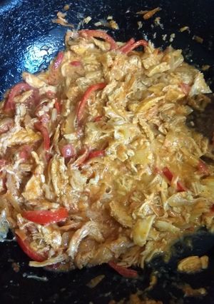 Una foto de Tacos...con sobras de pollo al horno