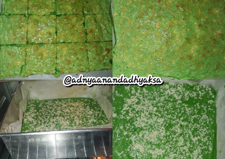 Greentea brownies #StepByStep #PekanInspirasi