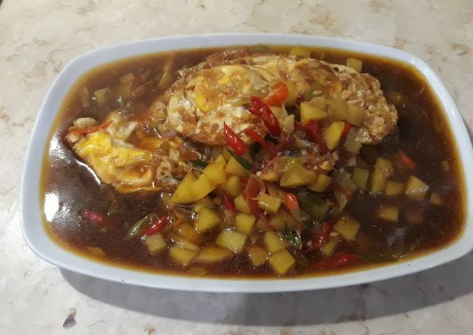 TePlok KeKu (Telur Ceplok Kentang Kuah)