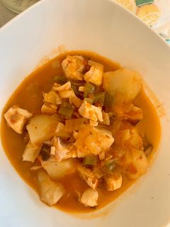 Una foto de Guiso de pulpo