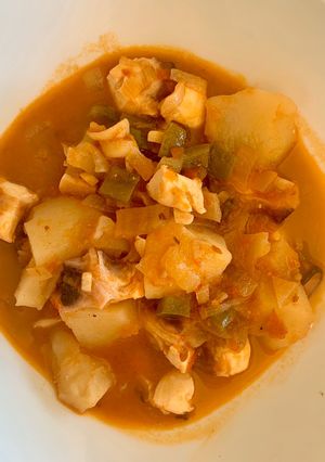 Una foto de Guiso de pulpo
