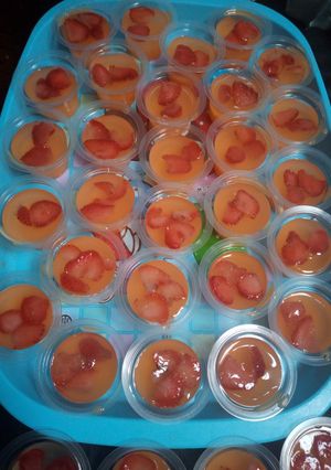 Foto resep Puding Mangga Strowbery