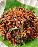 Nấm xào mặn với rong biển