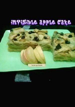 Foto resep Invisible apple cake