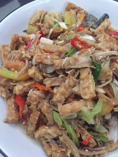 Foto resep Tumis ikan teri besar dengan tempe