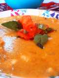 Porotos Granados con Mazamorra y Albahaca