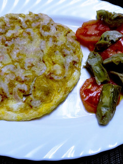 Una foto de Tortilla de gambas