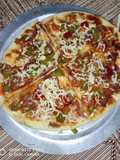 व्हेज तवा पिझ्झा (veg tava pizza recipe in marathi)