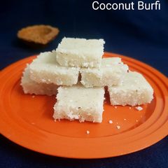 A picture of Coconut burfi.